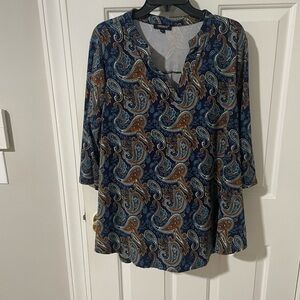 Othyroce paisley 2x top